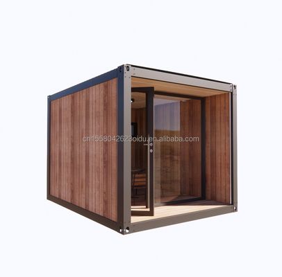 10ft Mini Prefab Modular Container de Envio Móvel Pequeno Edifício de Escritório com 50/75/100mm Wave Sandwich Panel Paredes