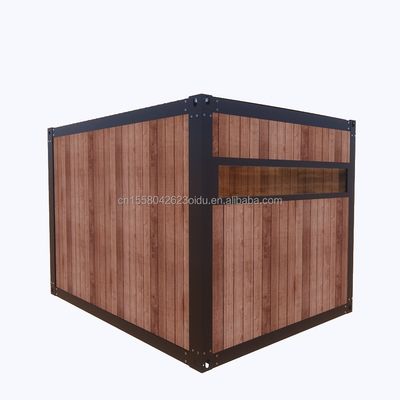 10ft Mini Prefab Modular Container de Envio Móvel Pequeno Edifício de Escritório com 50/75/100mm Wave Sandwich Panel Paredes