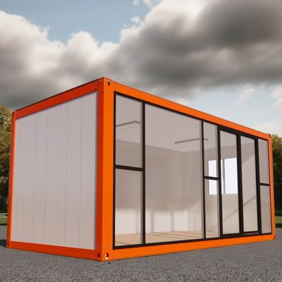 Casa de aço galvanizado 20ft prefabricado Modular Casa de aço Eco-Amigável Casa de contêiner para loja de vida ao ar livre