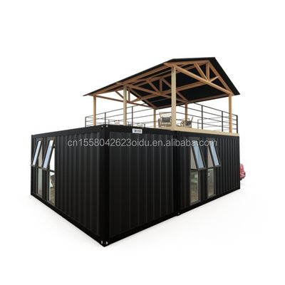 Log Design Green House Container com Intelligent Modular Prefabricated Tiny House e Aluminum Alloy Material de Janela