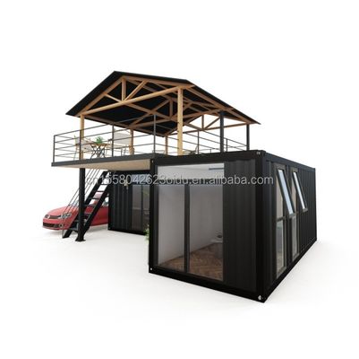 Log Design Green House Container com Intelligent Modular Prefabricated Tiny House e Aluminum Alloy Material de Janela