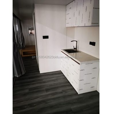 Cores personalizadas Contêiner Moderno Mini Férias Quarto Capsule Um quarto Estrutura de aço Hotel Projetado com estilo moderno