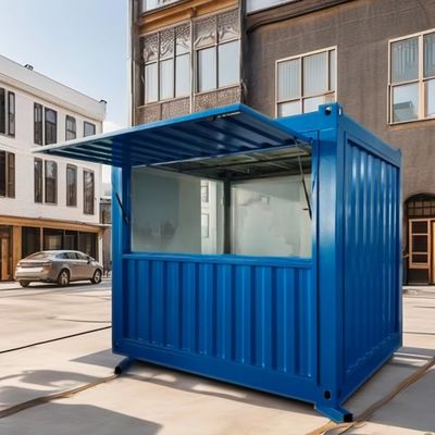 Park Container House Casas pré-fabricadas elegantes para conceito de quiosque exclusivo 10ft 20ft Cozinha Container Bar Café