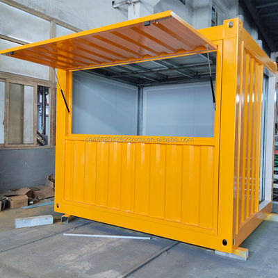Park Container House Casas pré-fabricadas elegantes para conceito de quiosque exclusivo 10ft 20ft Cozinha Container Bar Café