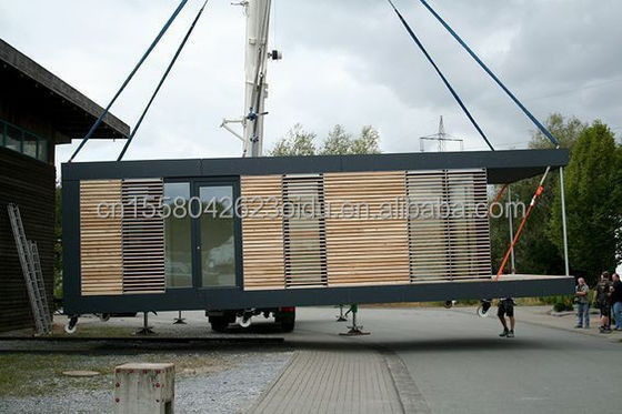 Tubos Quadrados de Aço Galvanizado Estrutura principal para Casa Moderna Pequena em Rolas Design de Casa de Contêiner Prefabricada Portátil