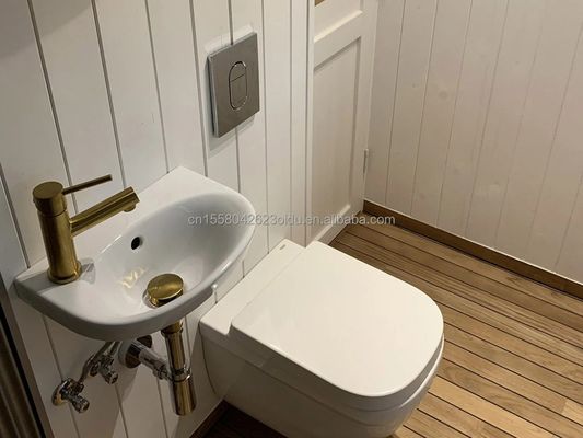 Container Flat Pack Casa de café estilo luxuoso Estúdio de madeira Embalagem plana para 20ft Garden Hotel Casa móvel