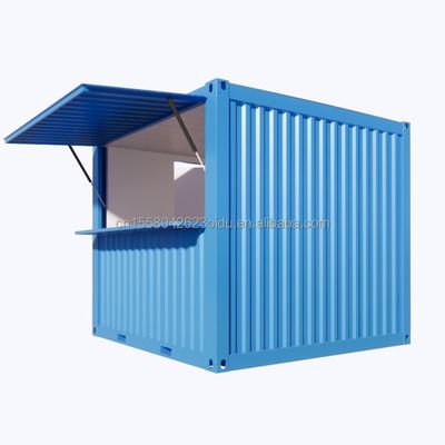 10FT Mini Pop-up Container House para Café Bar Restaurante Fast-Food Loja de conveniência Kiosco ou material da janela do estande
