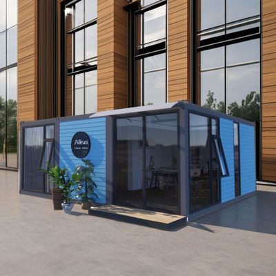 Container ecológico de 20 ou 40 pés feito de aço e painel de sanduíche para loja de roupas restaurante hotel