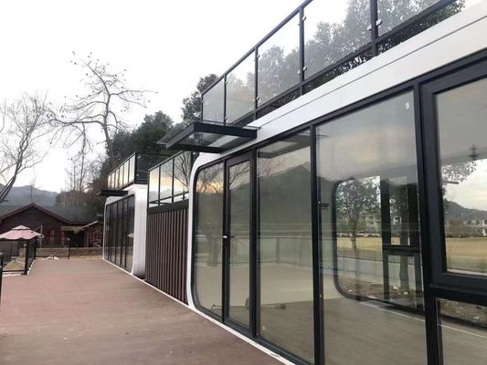 EU 20FT Casa pré-fabricada residencial moderna para viver em recipiente elegante em hotel ou resort