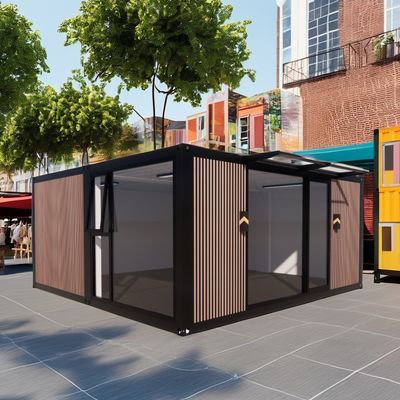 Container ecológico de 20 ou 40 pés feito de aço e painel de sanduíche para loja de roupas restaurante hotel