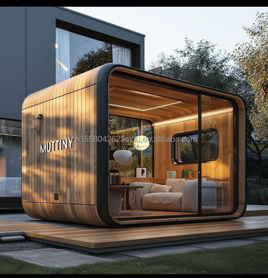 Parede 50mm Wave Sandwich Panel Hotel Pop-up Container Café Restaurante Bar Café Quiosque Booth com Casa Prefabricada de Aço