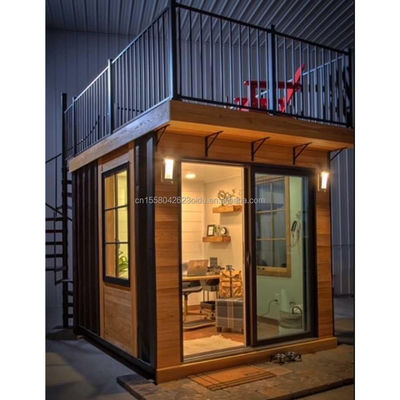 Parede 50mm Wave Sandwich Panel Hotel Pop-up Container Café Restaurante Bar Café Quiosque Booth com Casa Prefabricada de Aço