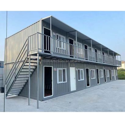 Casa de contêiner portátil de embalagem plana para escritório moderno Casa de praia e campos de engenharia de construção