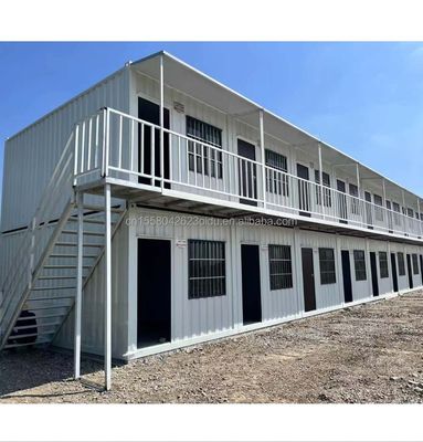 Casa de contêiner portátil de embalagem plana para escritório moderno Casa de praia e campos de engenharia de construção