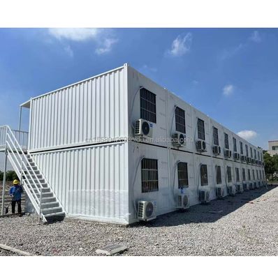 Casa de contêiner portátil de embalagem plana para escritório moderno Casa de praia e campos de engenharia de construção