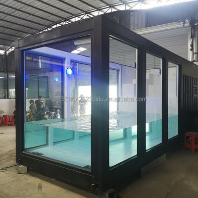 Piscina de luxo feita sob medida, móvel, pré-fabricada e modular, para jardim e hotel