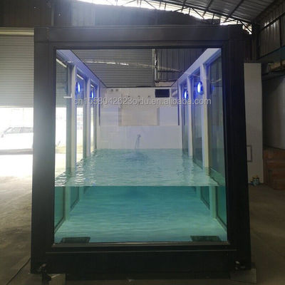 Piscina de luxo feita sob medida, móvel, pré-fabricada e modular, para jardim e hotel