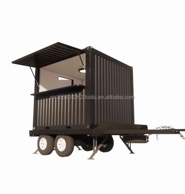 Container dobrável 10ft Pop-up Mobile Home Trailer para bares pré-fabricados personalizados