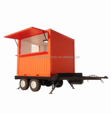 Container dobrável 10ft Pop-up Mobile Home Trailer para bares pré-fabricados personalizados
