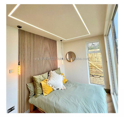 Casa de contêineres de 40 pés de construção rápida de aço pré-fabricada dois e três quartos com banheiro para hotéis residências