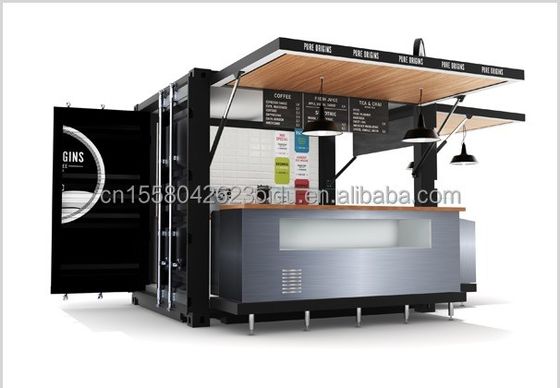 Tuck Shop Loja pop up de luxo para estilo de design moderno Loja de café personalizada ao ar livre e conservação de calor