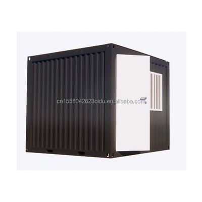 Mini escritório/loja de 10 pés de comprimento, adaptado ao orçamento, contêiner de transporte modificado, painel de sanduíche de aço, hotéis com janelas de liga de alumínio