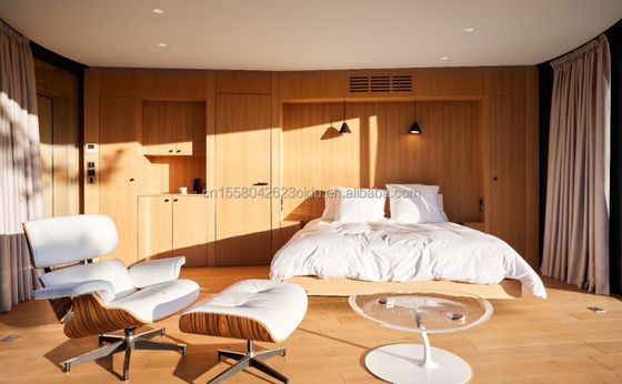 Hotéis Casas de contêineres para hotéis de luxo Casas de madeira modernas Estrutura de aço Casa redonda Senglin Casa de férias