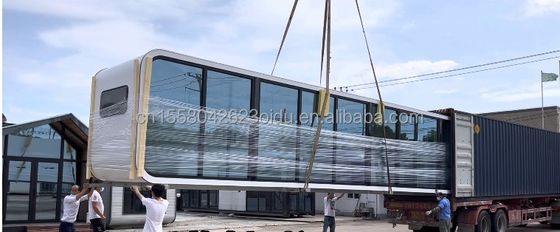 Os chineses vendem diretamente casas de contêiner para habitação temporária 20 pés de aço luxuosa casa móvel RV jardim hotel