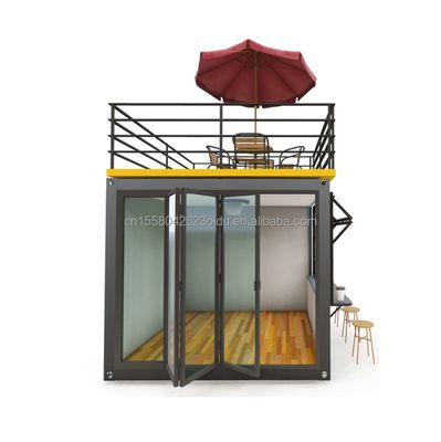Casas de contêineres feitas sob medida para lojas móveis e lojas de varejo em design moderno para estandes rápidos e convenientes