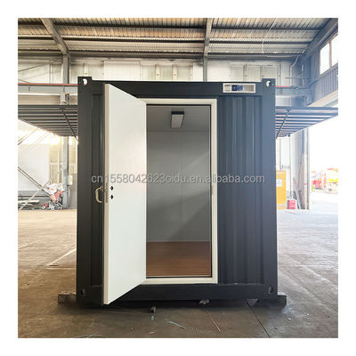 Loja Prefabricada Custom Pop Up Cafe Bar em 10ft e 20ft Container Lojas de café com tubos quadrados de aço galvanizado