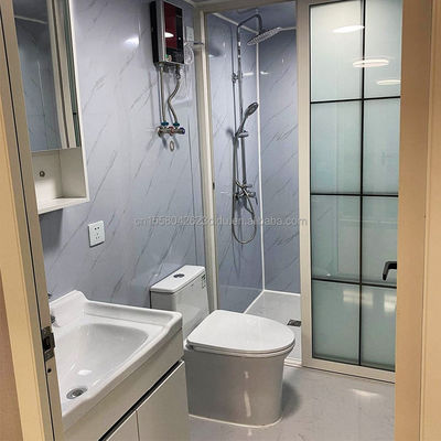 Casa de contêiner expansível de 20 pés com dois quartos e janelas de liga de alumínio em estilo moderno