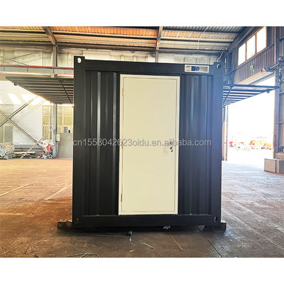 Loja Prefabricada Custom Pop Up Cafe Bar em 10ft e 20ft Container Lojas de café com tubos quadrados de aço galvanizado