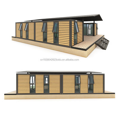 40ft Large Container House para hotéis e campo Residente Log pré-fabricado Steel Workshop / sala de aula Painel Sandwich