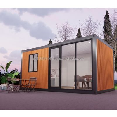 Moderna Casa Prefabricada de 3 Quartos Prefabricada Modular Prefabricada Pequeno Container Estrutura Expandível de Aço Exterior
