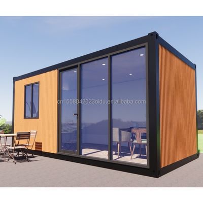 Moderna Casa Prefabricada de 3 Quartos Prefabricada Modular Prefabricada Pequeno Container Estrutura Expandível de Aço Exterior