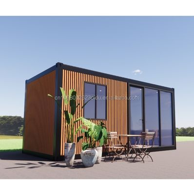 Moderna Casa Prefabricada de 3 Quartos Prefabricada Modular Prefabricada Pequeno Container Estrutura Expandível de Aço Exterior