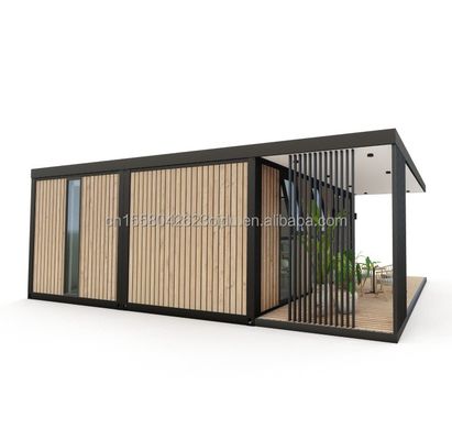 Quadro de aço galvanizado de aço curvado 180g Design moderno de luxo Pequeno quarto pré-fabricado para jardim ao ar livre Casa Villa venda