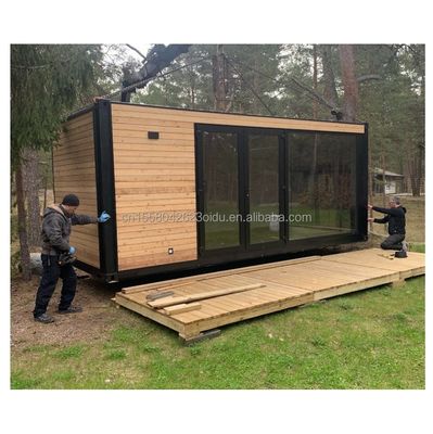Casa pré-fabricada para painel de sanduíche de aço exterior