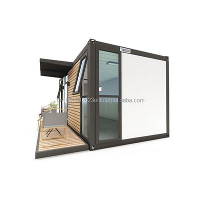 Salas de estar ao ar livre Estrutura de aço pré-fabricada Casa de contêineres para hotel Extensivel Pequena casa residencial 20ft/40ft