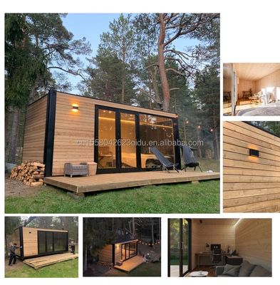 Casa pré-fabricada para painel de sanduíche de aço exterior