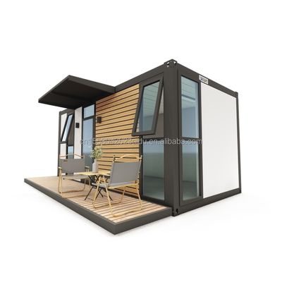 Salas de estar ao ar livre Estrutura de aço pré-fabricada Casa de contêineres para hotel Extensivel Pequena casa residencial 20ft/40ft