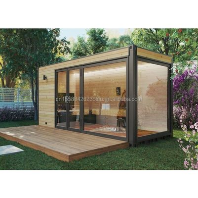Salas de estar ao ar livre Estrutura de aço pré-fabricada Casa de contêineres para hotel Extensivel Pequena casa residencial 20ft/40ft