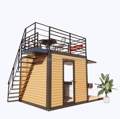 10ft Modern Design Fast Food Mini Pop-Up Shop Flat Pack Container de aço para Carport em Outdoor Café Café Bar Carport