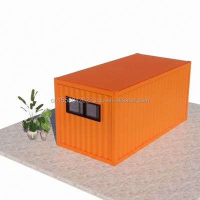 Outdoor Steel and Sandwich Panel Flat Pack Container House with Bathroom Made of 20ft/40ft (Flat Pack Container House com Banheiro)