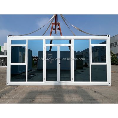 Casas de contêineres pré-fabricadas de 20 pés para casais Famílias Hotéis Casa Quadro de aço Galvanizado de aço dobrado 180g