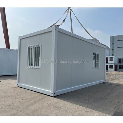 Casas de contêineres pré-fabricadas de 20 pés para casais Famílias Hotéis Casa Quadro de aço Galvanizado de aço dobrado 180g