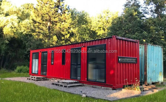 Outdoor 40Ft 20Ft Prefab Container expansível Casa portátil 2-5 quartos Prefabricado Casa de Envio Loja Móvel Granny Flat