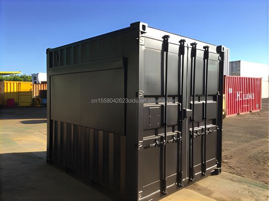 Estrutura principal 20ft Container Café Bar Fast Food Mini Pop-up Shop Casas de café com tubos quadrados de aço galvanizado