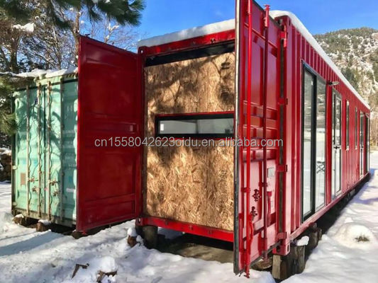 Outdoor 40Ft 20Ft Prefab Container expansível Casa portátil 2-5 quartos Prefabricado Casa de Envio Loja Móvel Granny Flat