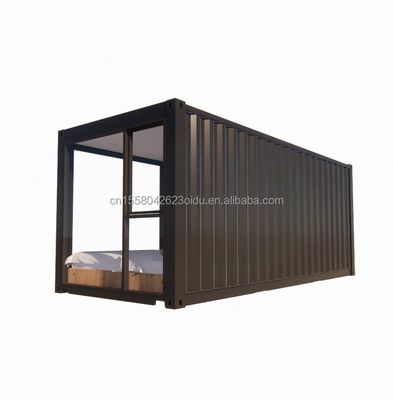Casa de contêiner pré-fabricada portátil moderna ao ar livre com instalação gratuita Banheiro móvel Sala de dormir e painel de sanduíche de aço